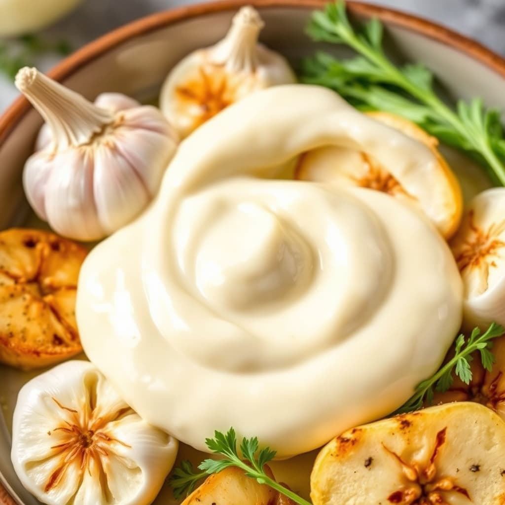 Hvitløkmajones