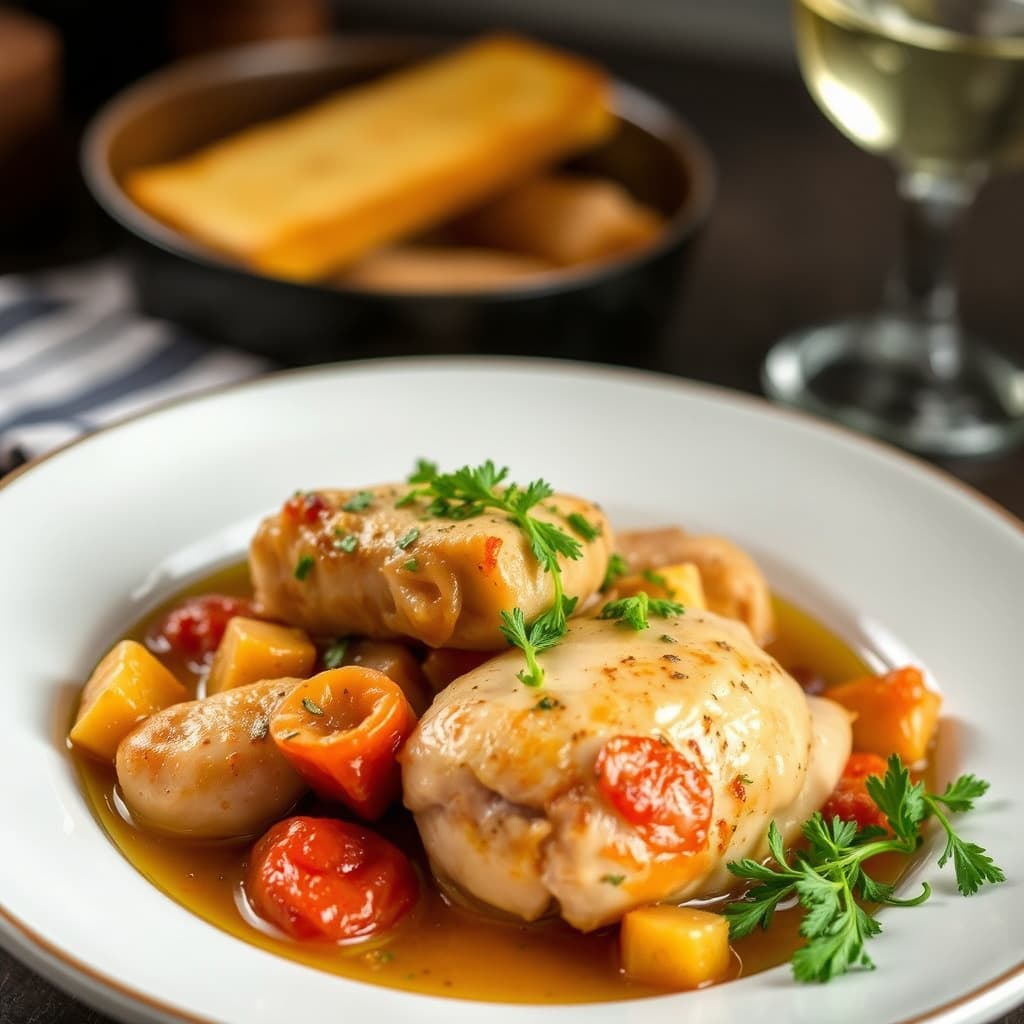 Kylling "Pot au Feu"