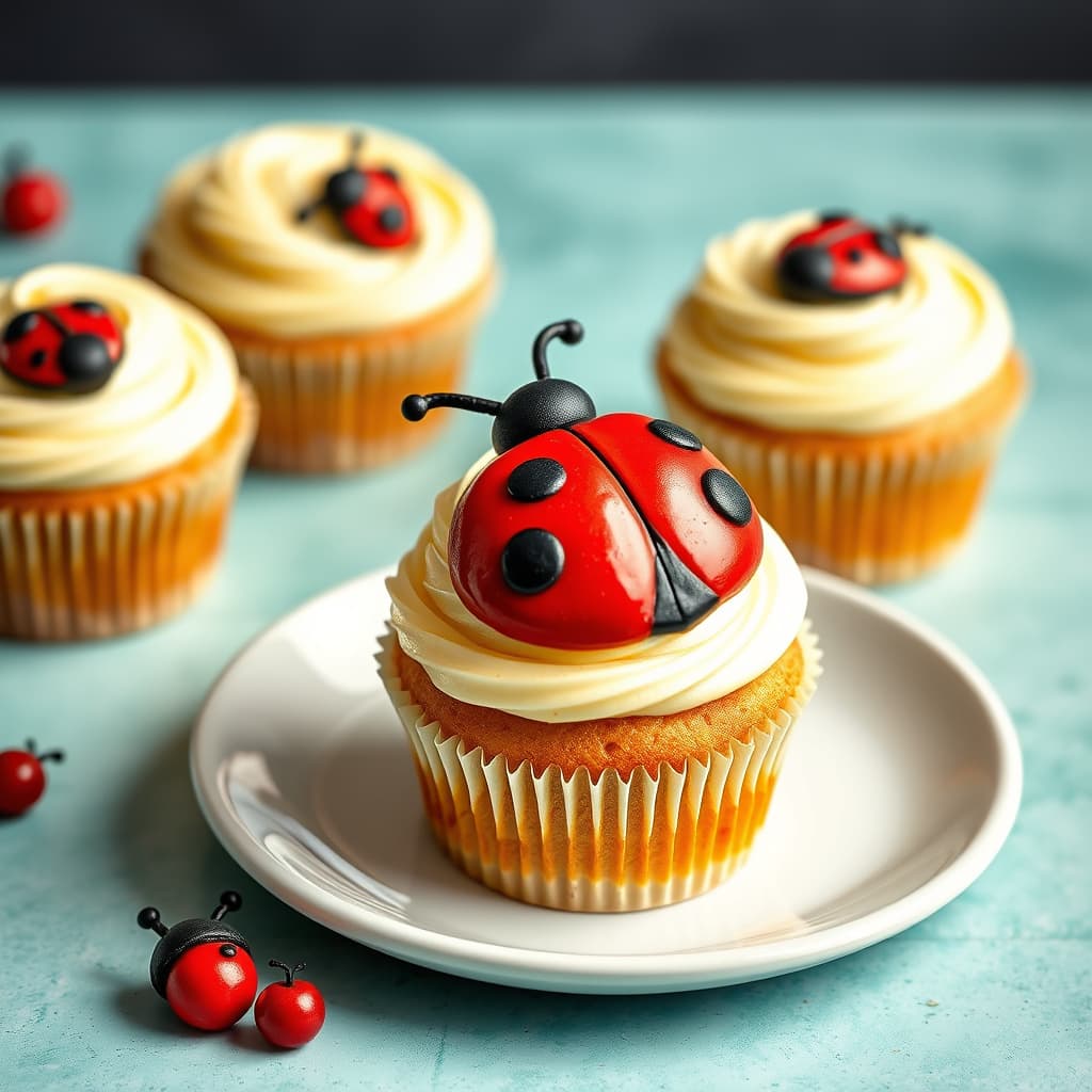 Ladybug Cupcakes