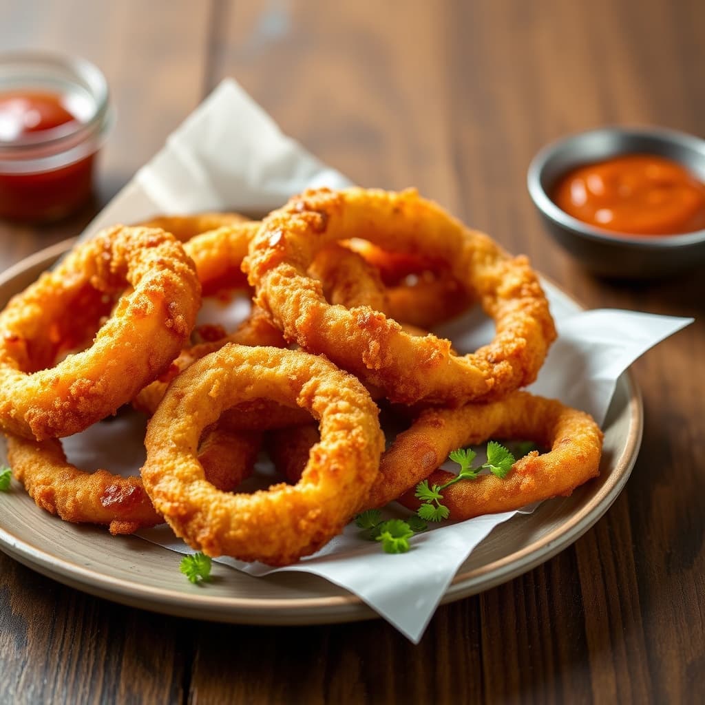 Ovenbakte løkringer