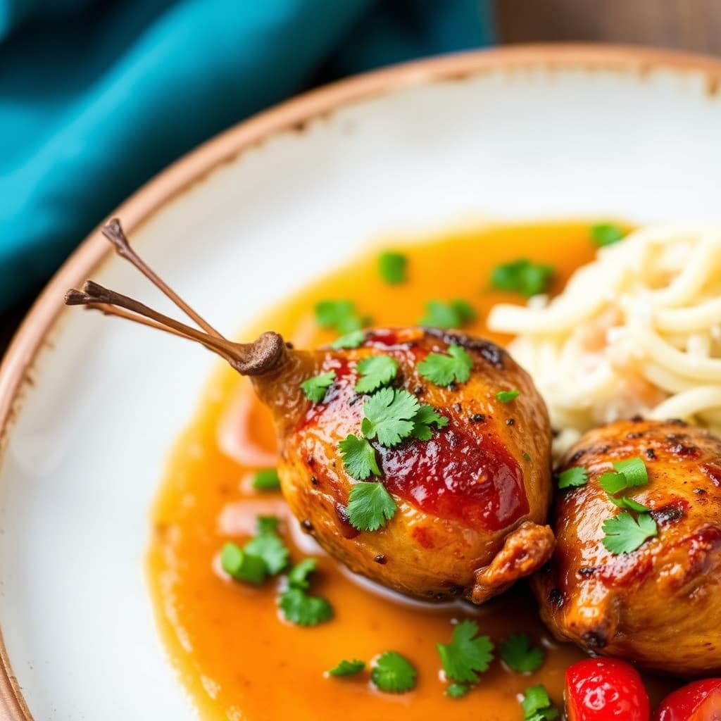 Achiotemarinert vaktel