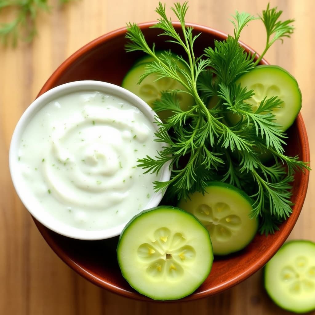 Agurksaus med dill