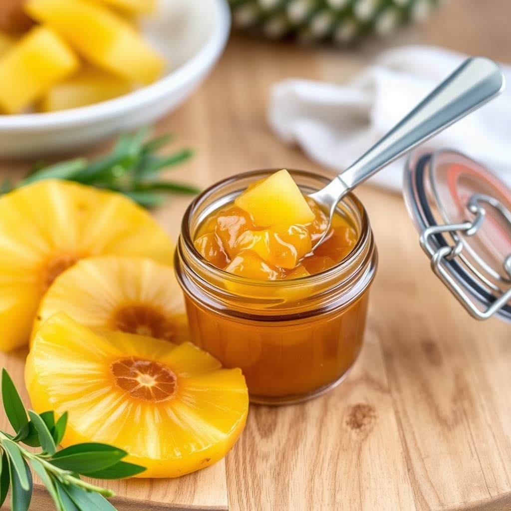 Ananas- og ingefærrøyk