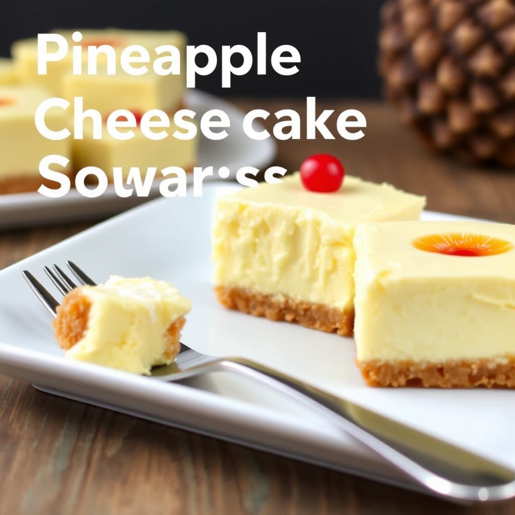 Ananasostekakestykker