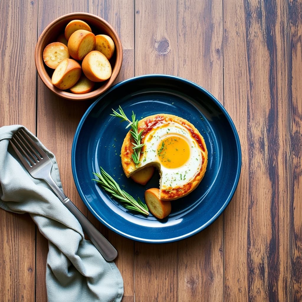 Andekake med rosmarin