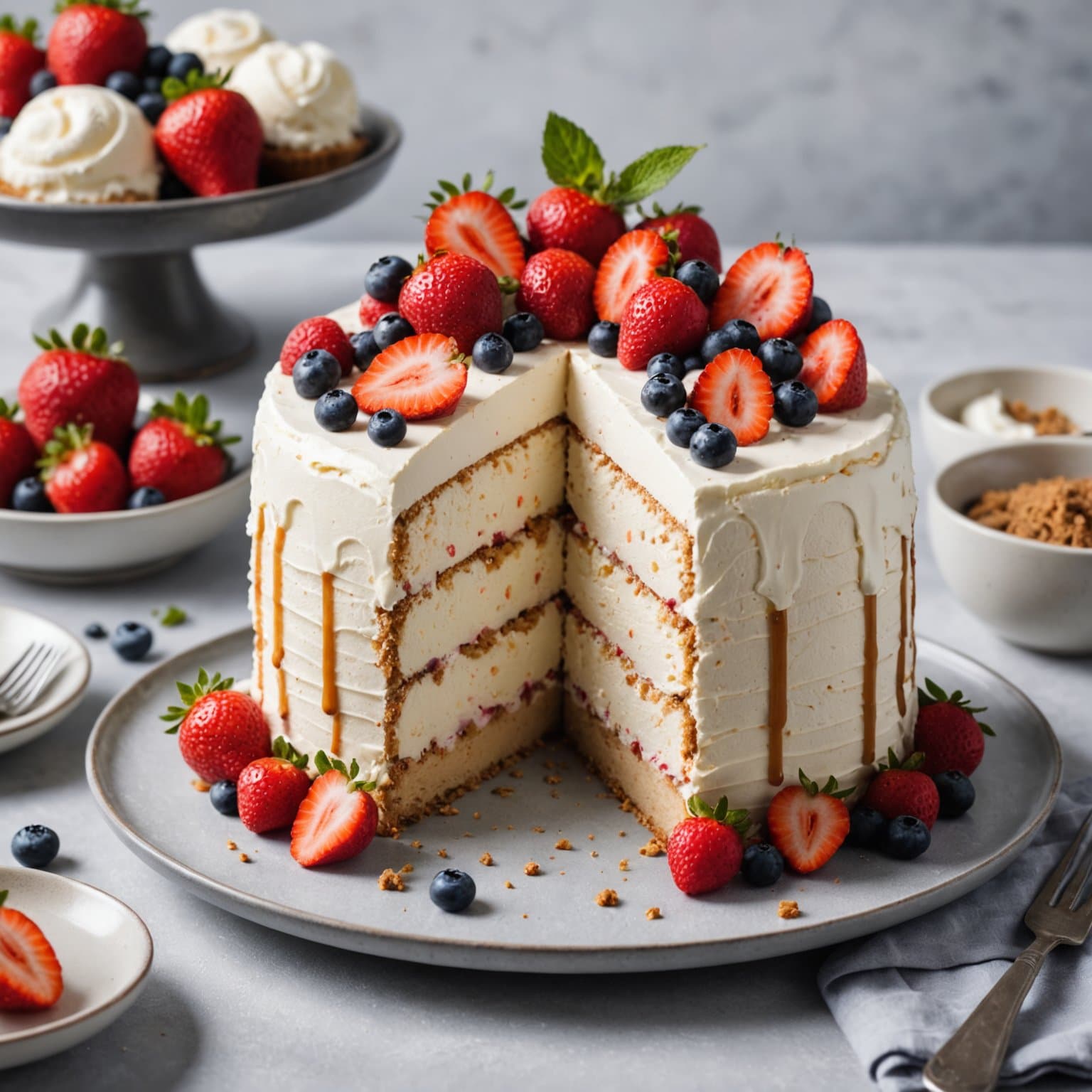 Angel Food iskremkake