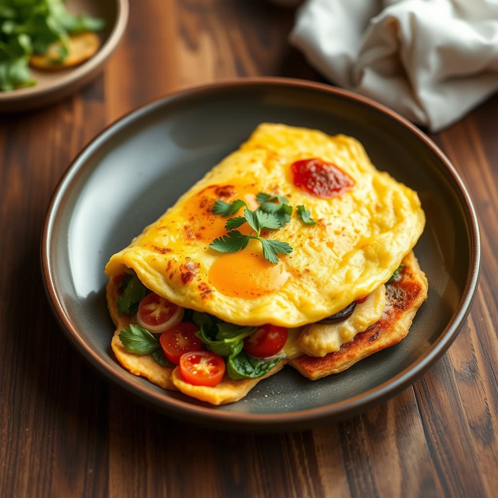 Åpen omelett