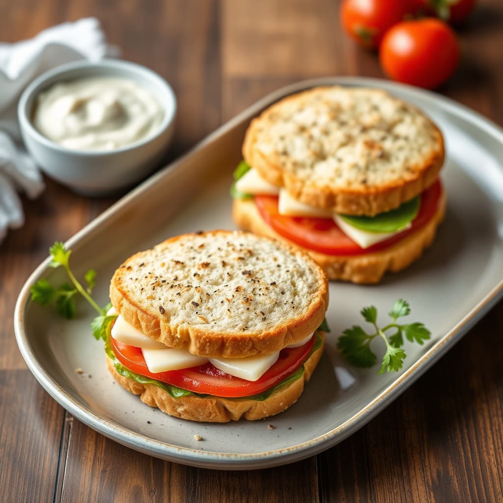 Åpne finger-sandwicher