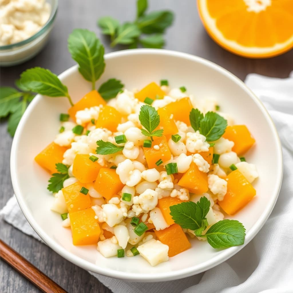 Appelsintapiokasalat