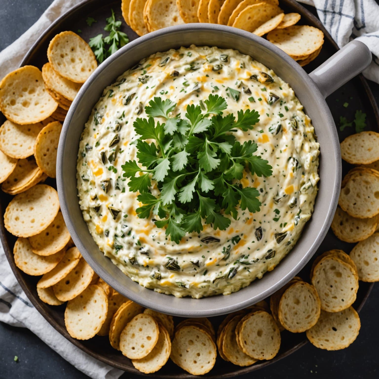 Artisjokk- og oste-dip