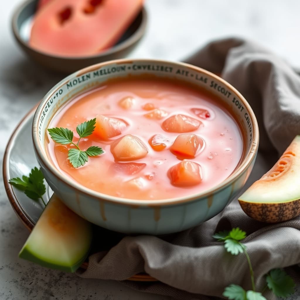 Avkjølt melonsuppe