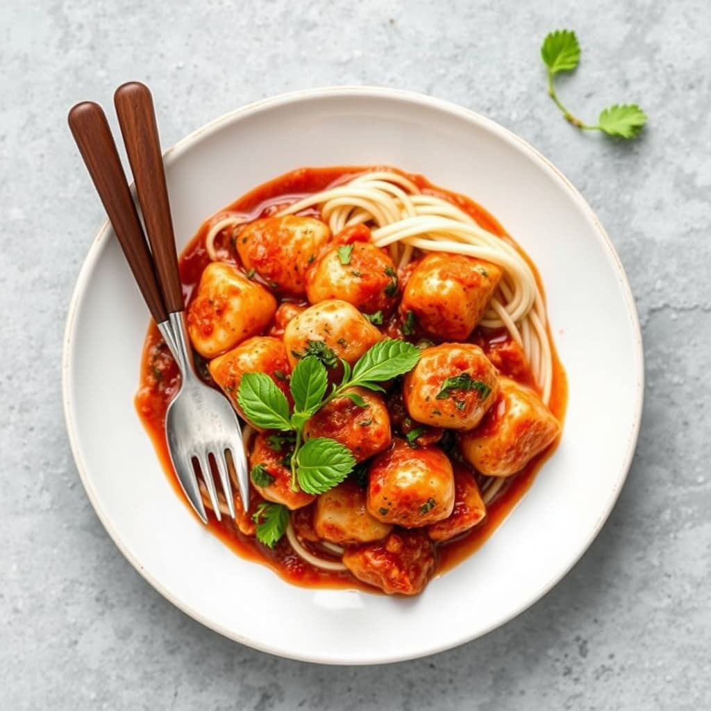 Bachelor i rød saus