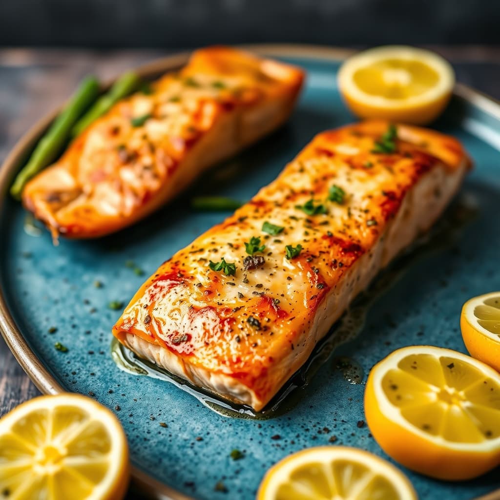 Bakt laks på spansk