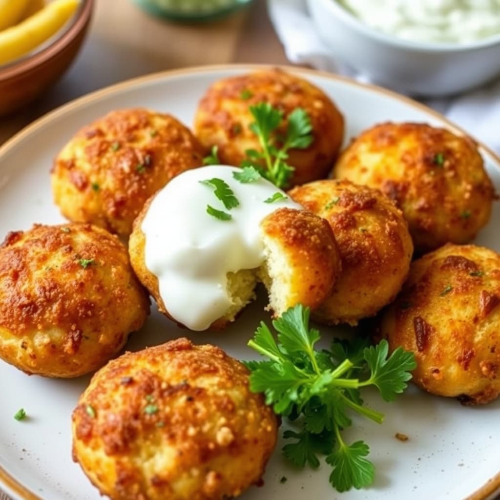 Bakte potetkroketter