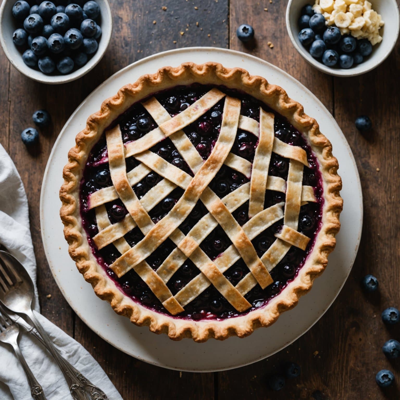 BananaMac blåbærpai