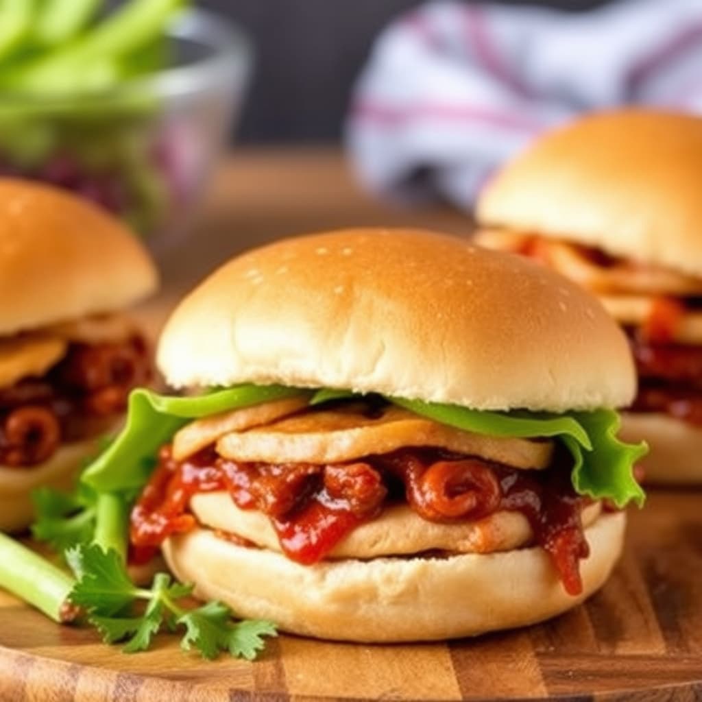 BBQ kalkunsandwiches