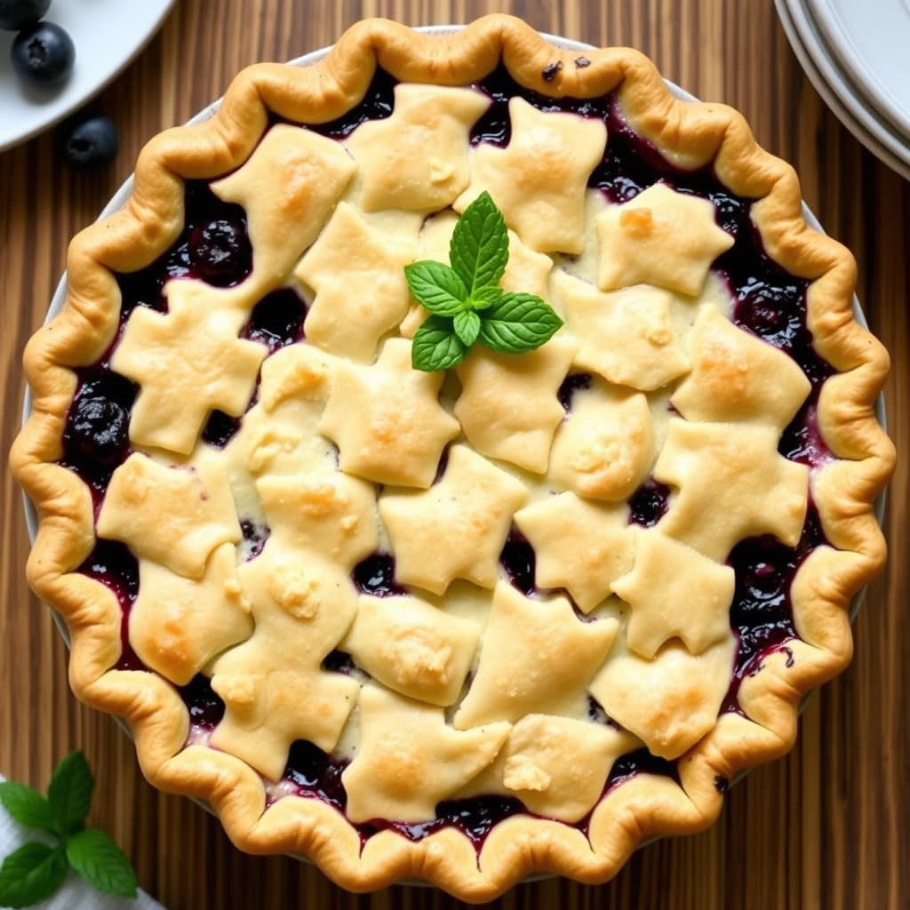 Bestemors blåbærpai