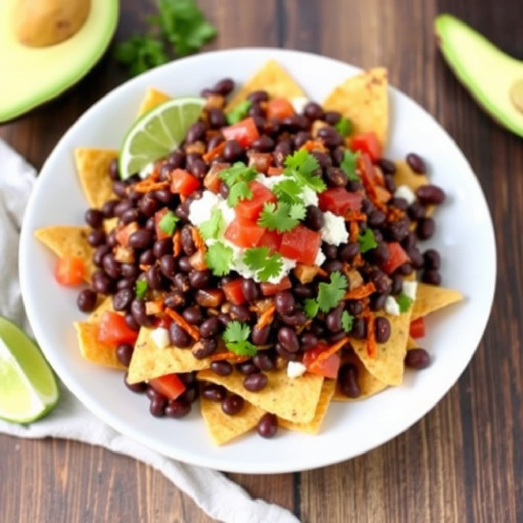 Black Bean Nachos