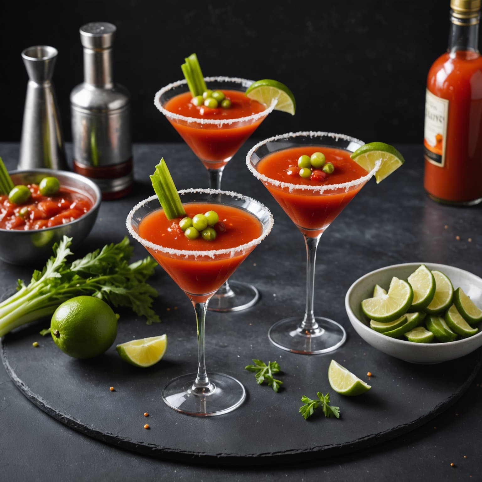 Bloody Mary-Martinis