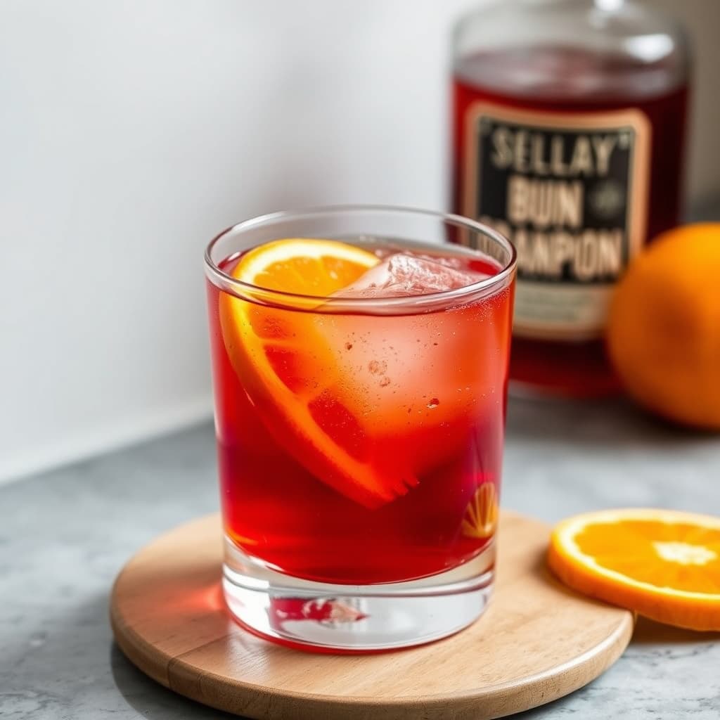 Brent oransje Negroni