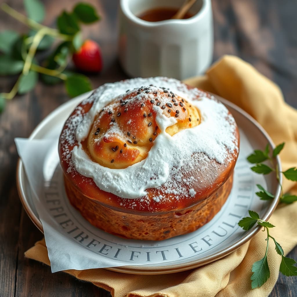 Brioche- og pestokruste halibut med portobellokaps, brokkoli, kremet fennikel og soltørket tomat beurre blanc
