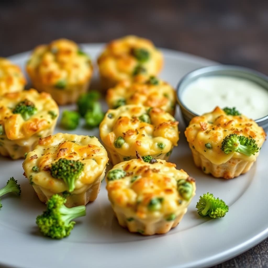 Brokkoli- og ostebiter