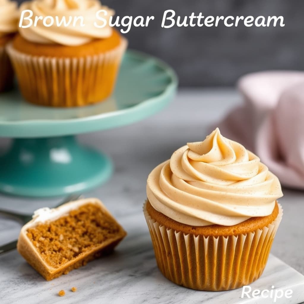 Brunt sukker smørkrem