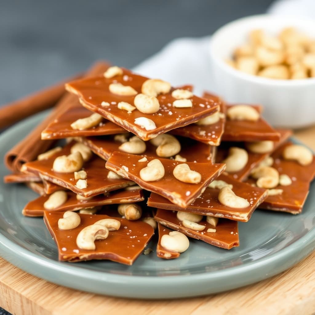 Cashew-kanelbrittle