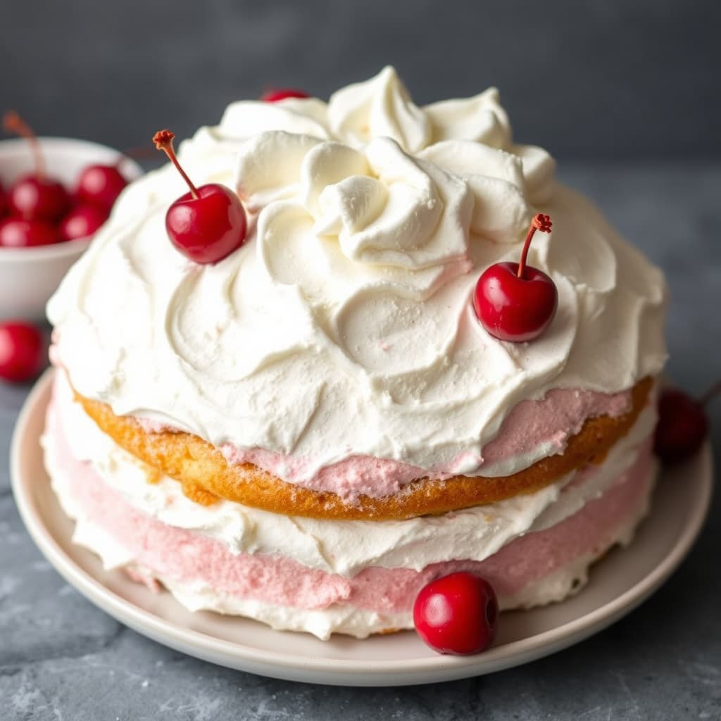 Cherry Angel Food Cake