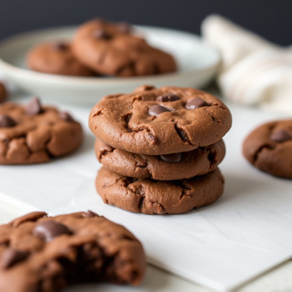 Chewy Fudge Cookies