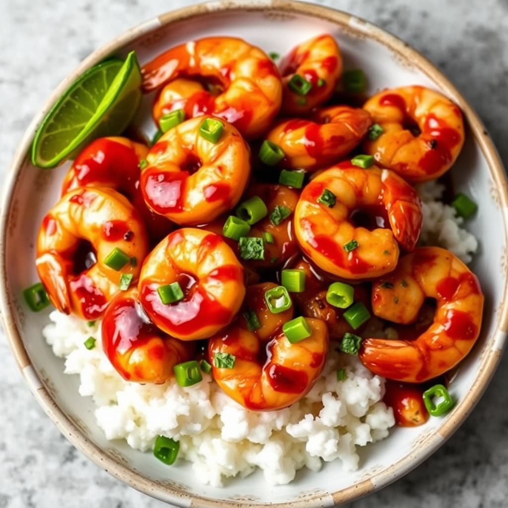 Chile-glaserte reker