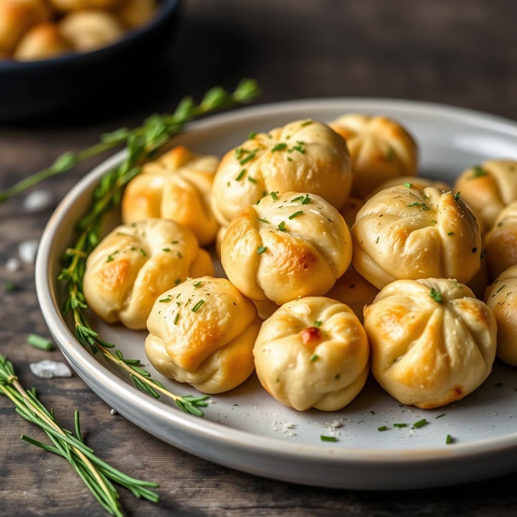 Chive-and-Garlic Knots