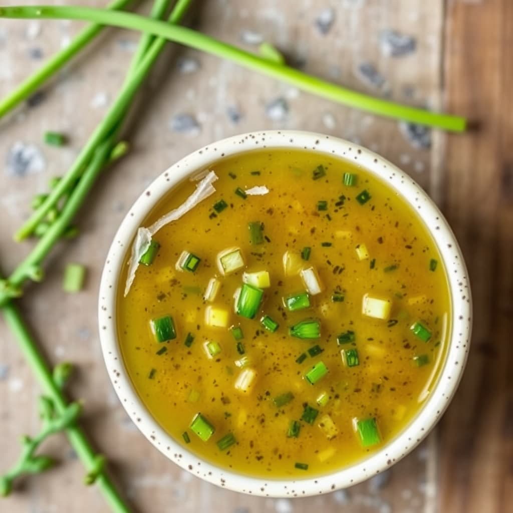 Chive- og vårløkssaus