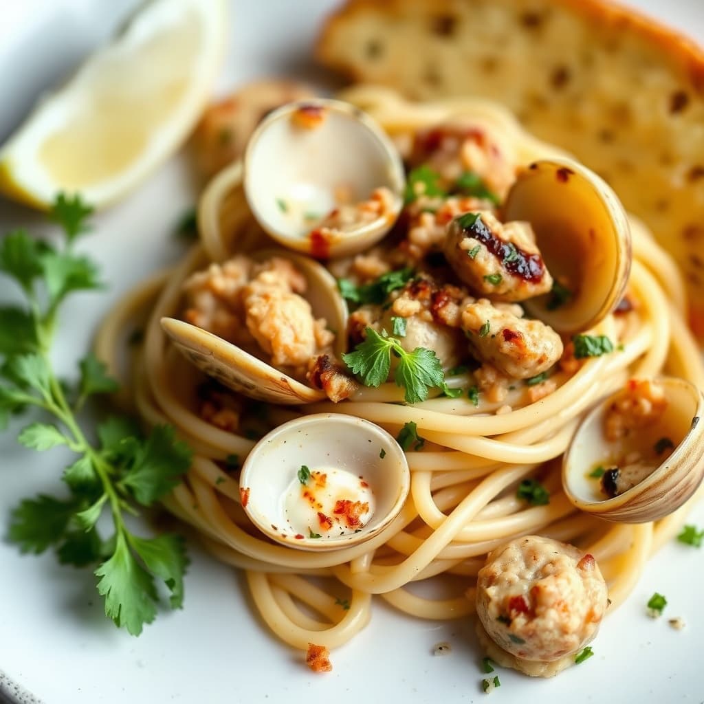 Clams Casino Linguine