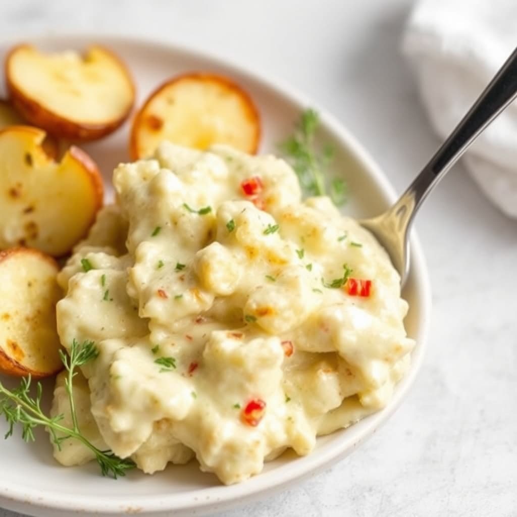 Dilled cremede poteter
