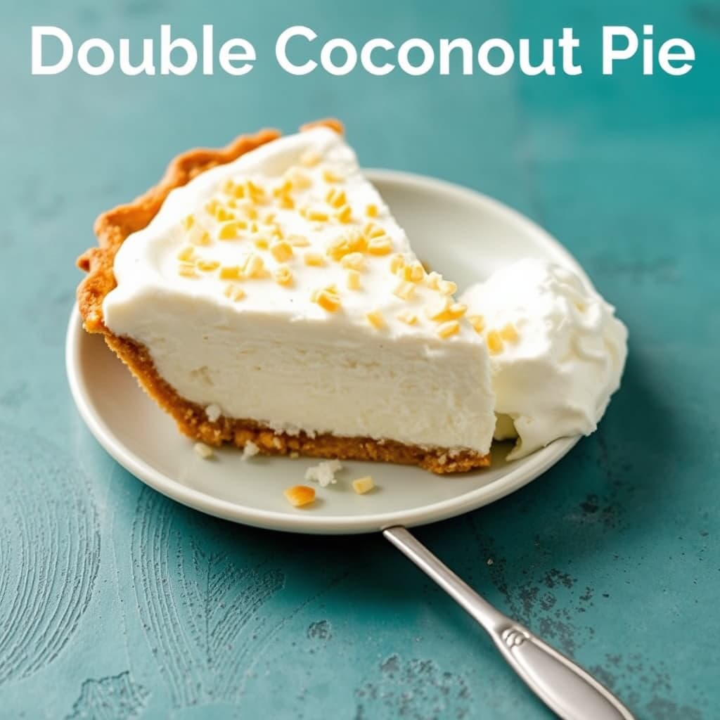 Dobbel kokosnøttpai