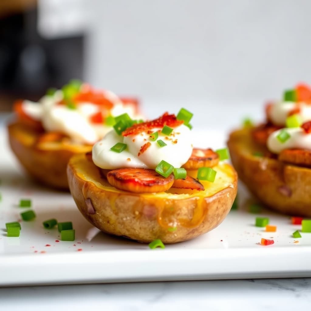 Dobbelbakte potetskinn