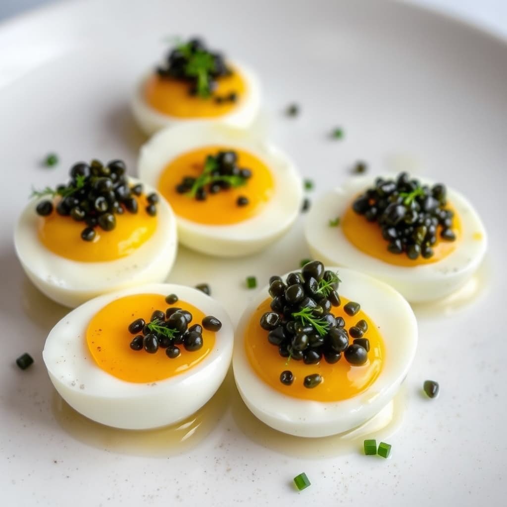Egg med kaviar