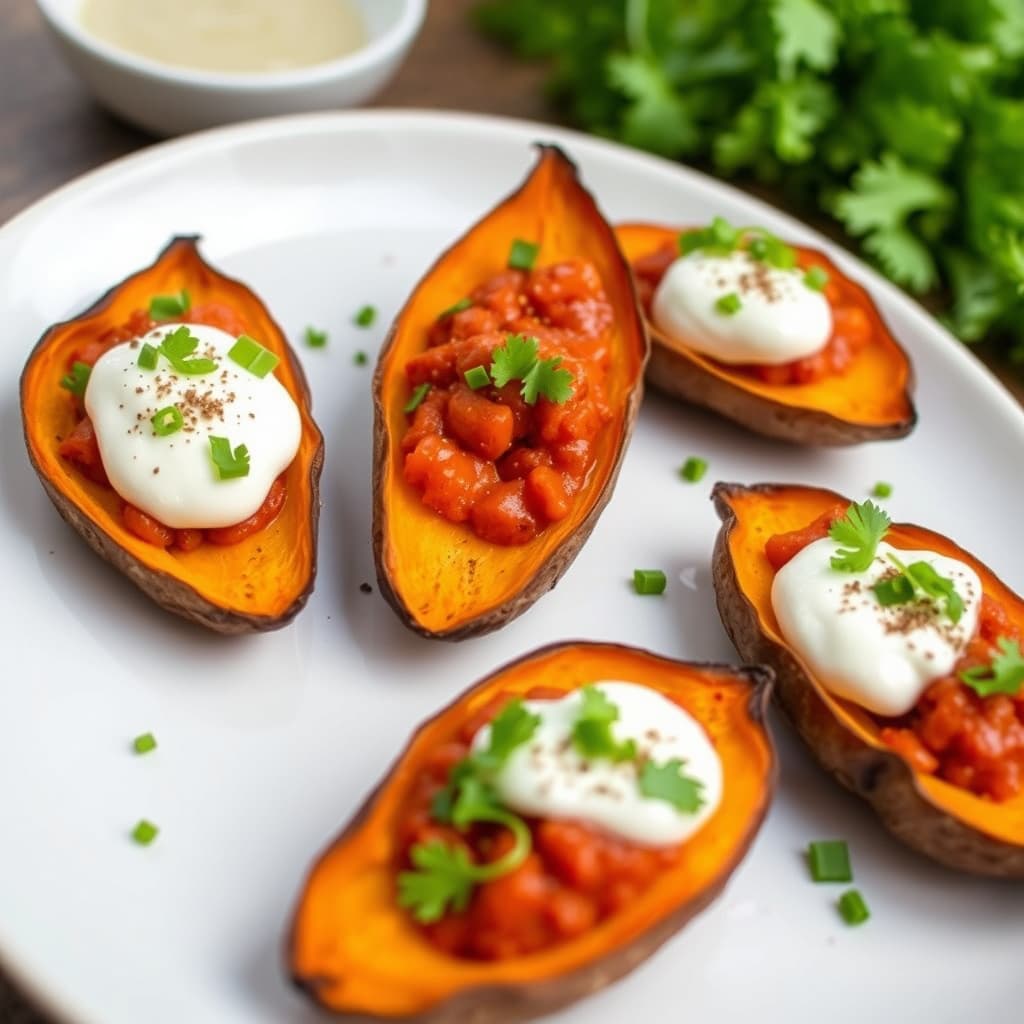 Elegant søtpotetskall