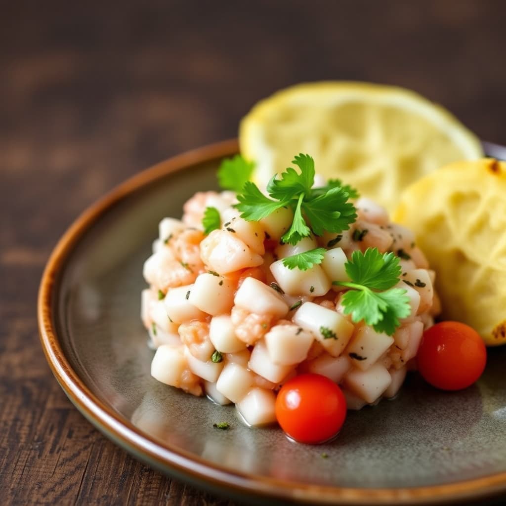 En enkel hummer-tartar