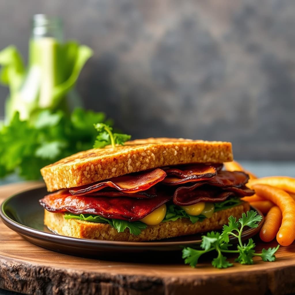 Engelsk bacon-sandwich