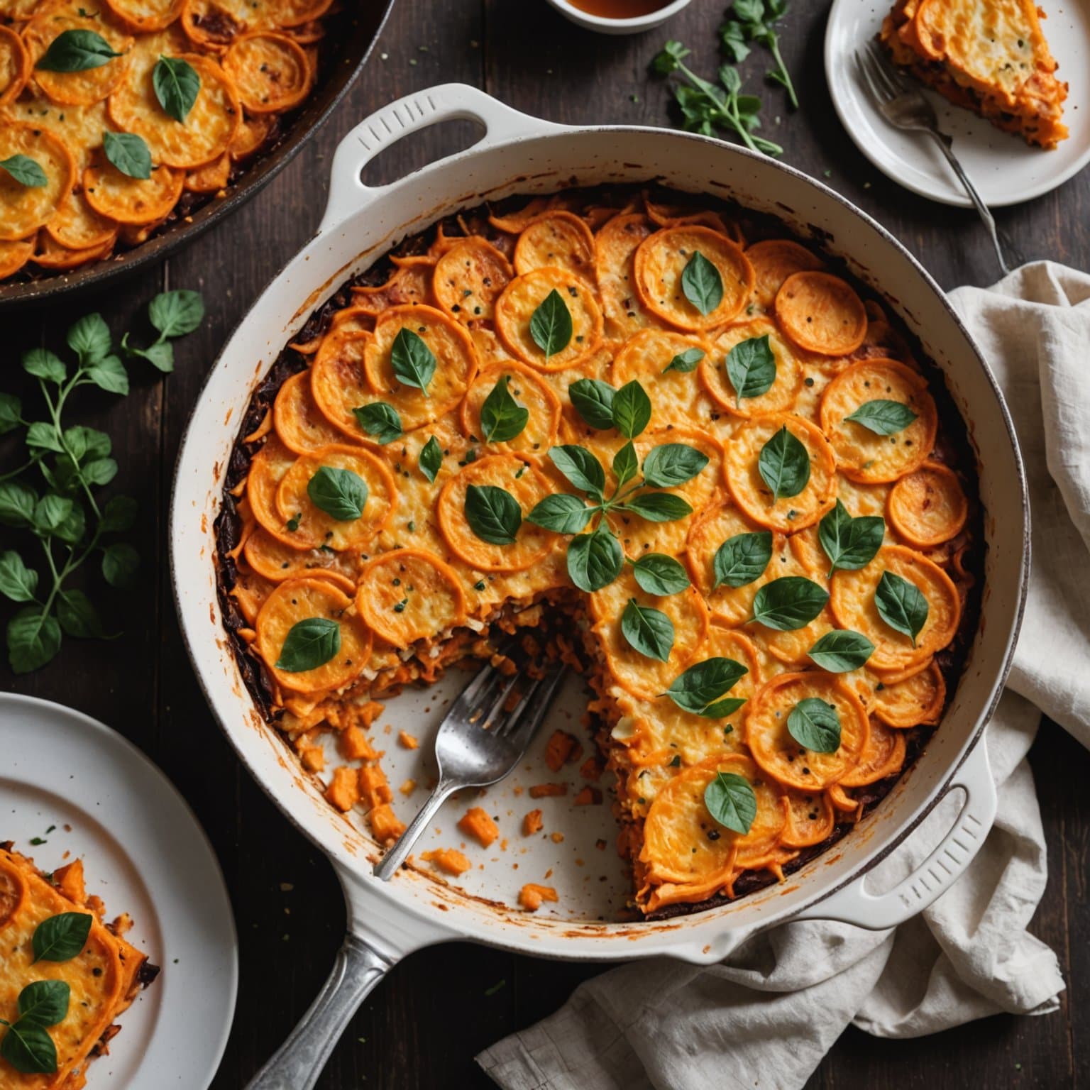 Enkel søtpotetgrateng