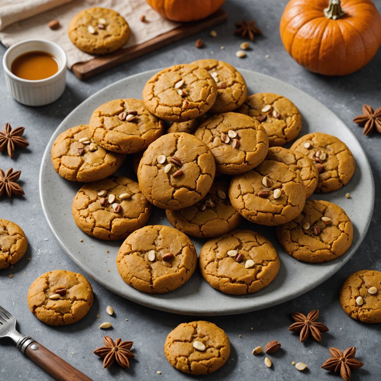 Enkle gresskar-kjeks