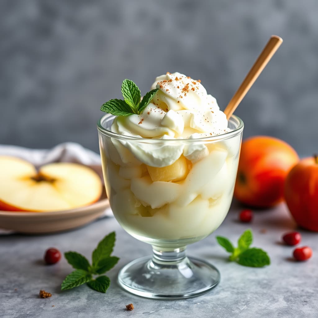 Eple- og myntagranita