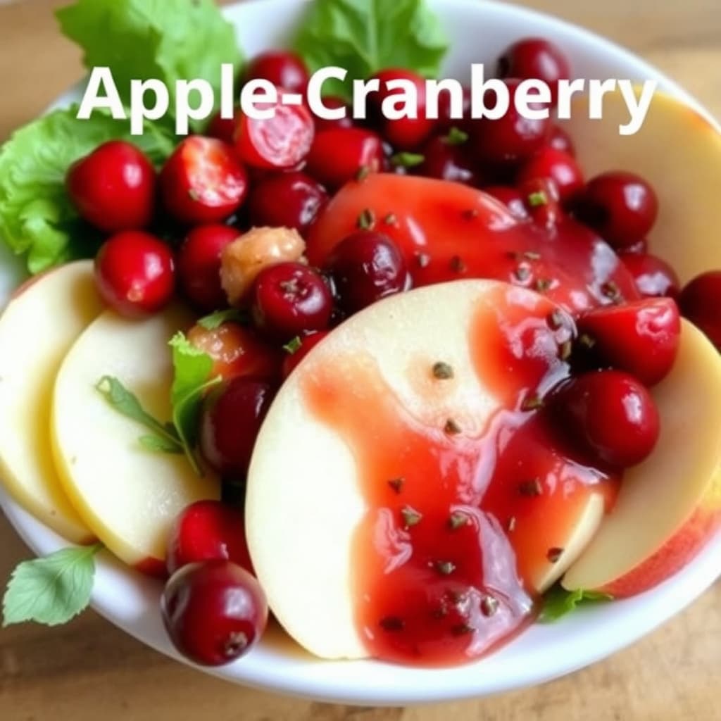 Eple- og tranebærsaus