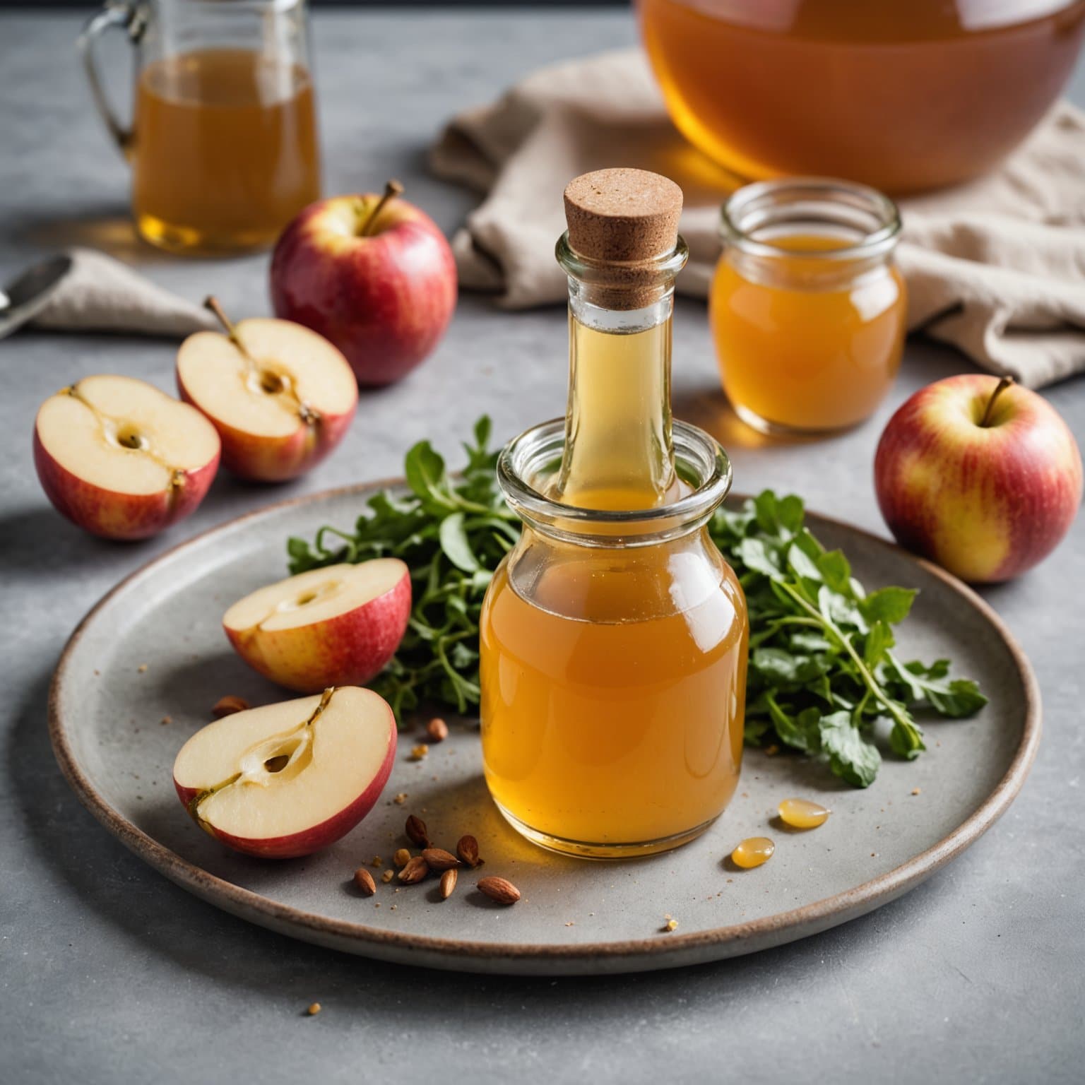 Eplecidervinaigrette