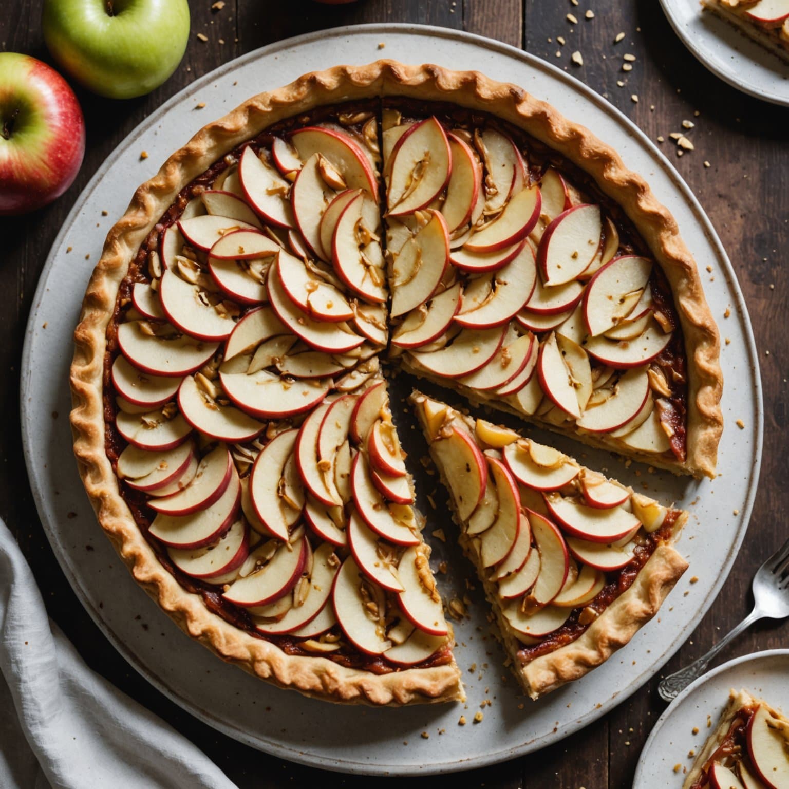 Eplepizza-terte