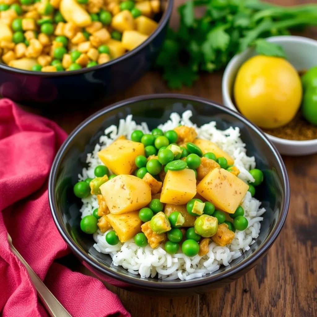 Erter og potetmasala