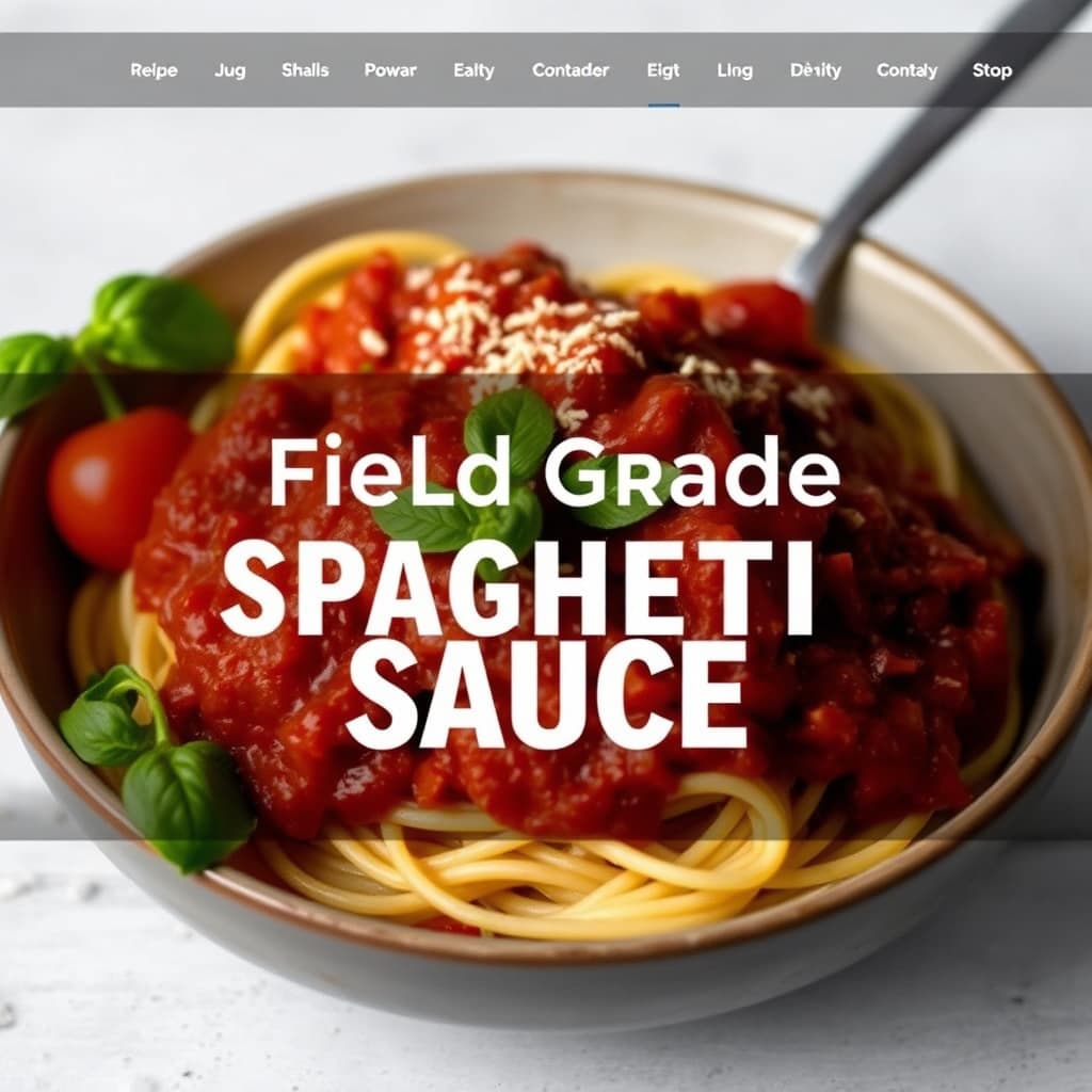 Feltgrad Spaghettisaus