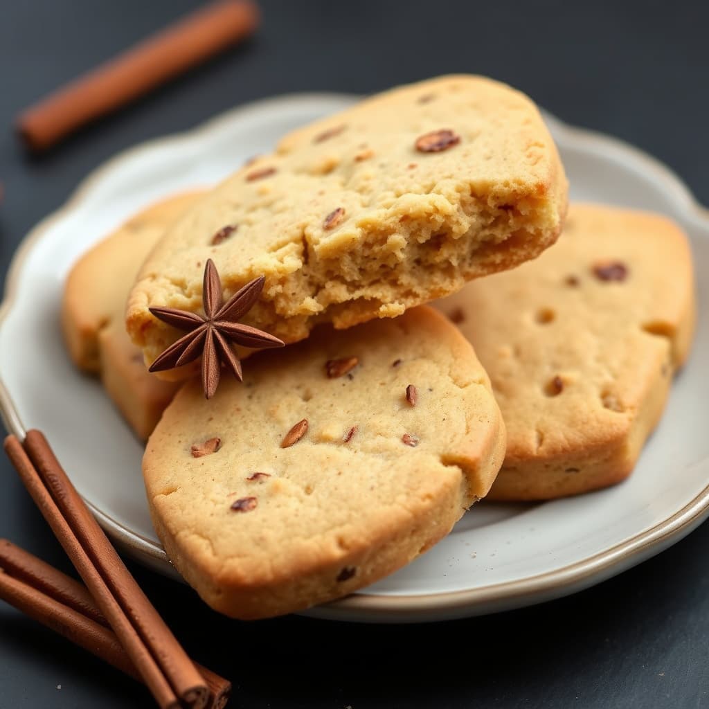 Fem-krydder shortbread